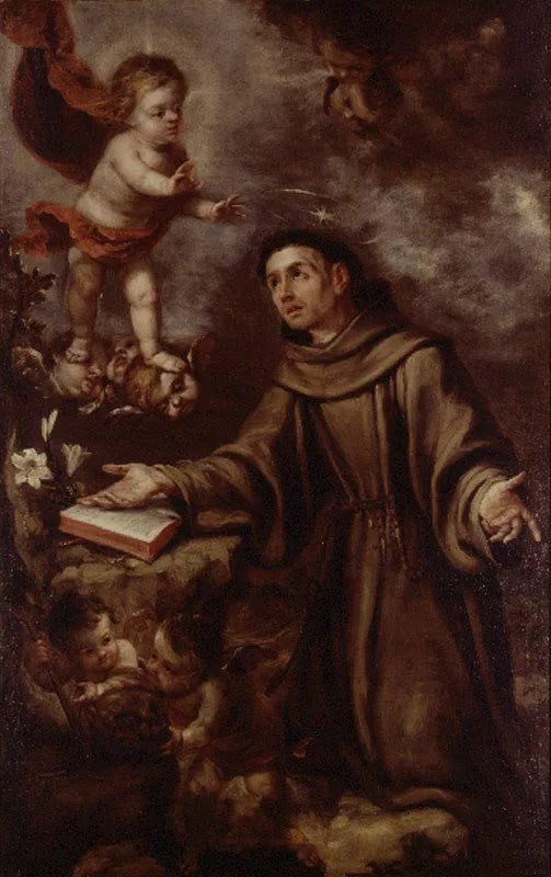 S. Antonius de Padoue et l'Enfant JésusSan Antonio de Padua y el Niño Jesús - Juan de Valdés Leal