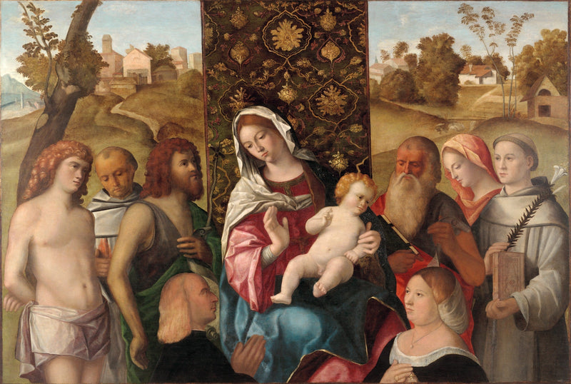 Sacra Conversazione avec les donateurs - Cima da Conegliano