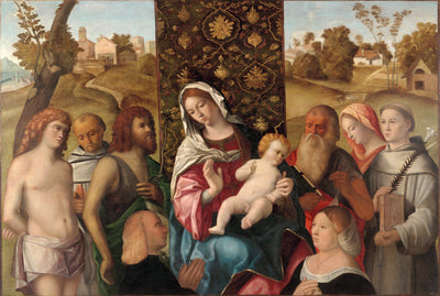 Sacra Conversazione avec les donateurs - Cima da Conegliano - Alpha Reproduction