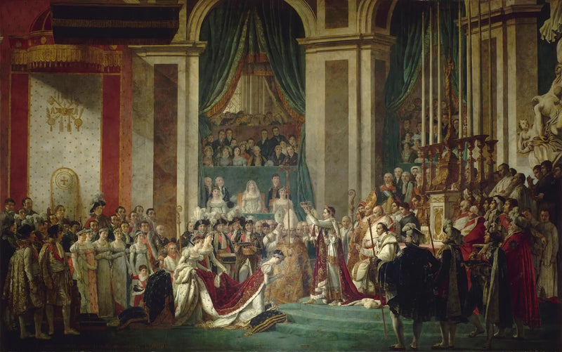 Sacre de l'empereur Napoléon Ier et couronnement de l'impératrice Joséphine - Jacques-Louis David