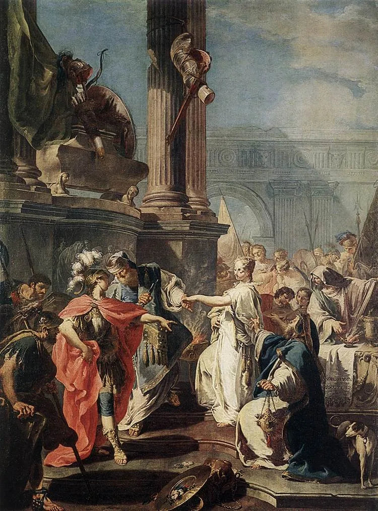 Sacrifice de Polyxène - Giovanni Battista Pittoni