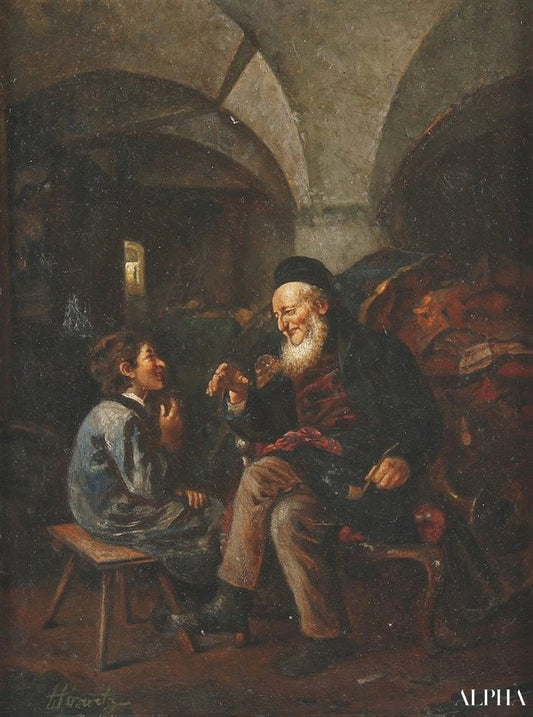 Sagesse solomonique - Ludwig Knaus - Reproductions de tableaux et peintures haut de gamme
