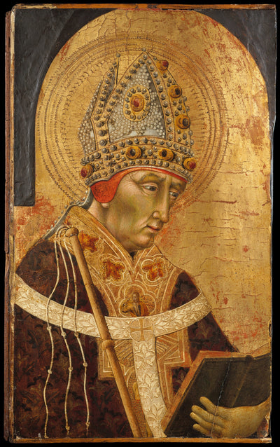 Saint Ambroise - Giovanni di Paolo - Alpha Reproduction