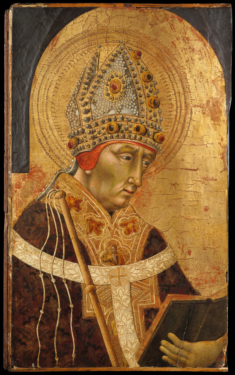 Saint Ambroise - Giovanni di Paolo