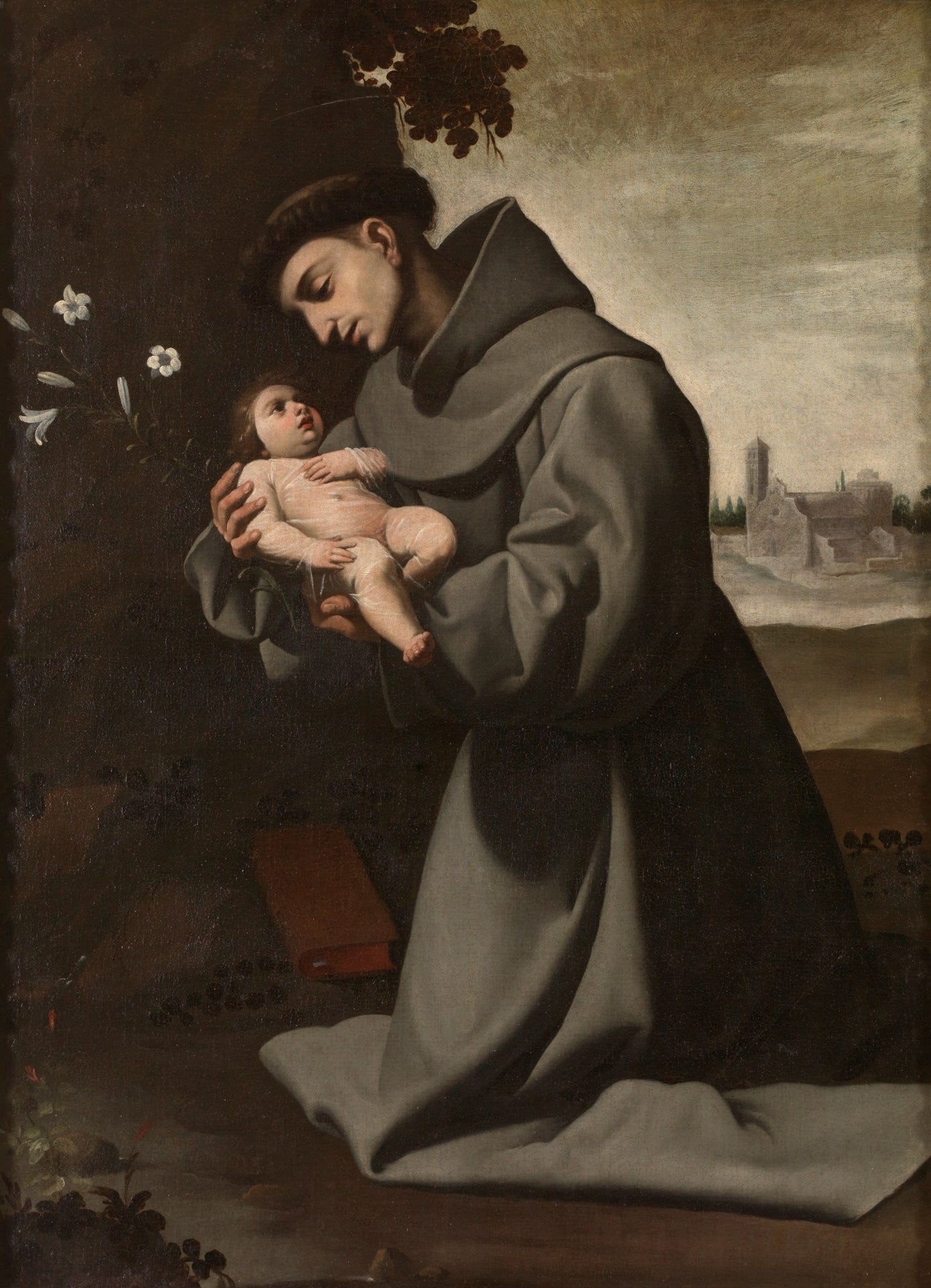 Saint Antoine de Padoue avec l'Enfant Jésus - Francisco de Zurbarán