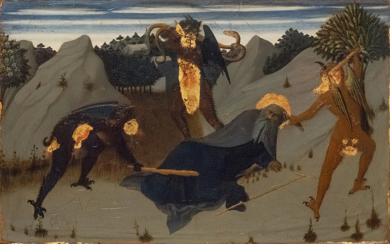 Saint Antoine persécuté par les Démons - Stefano di Giovanni (Sassetta)