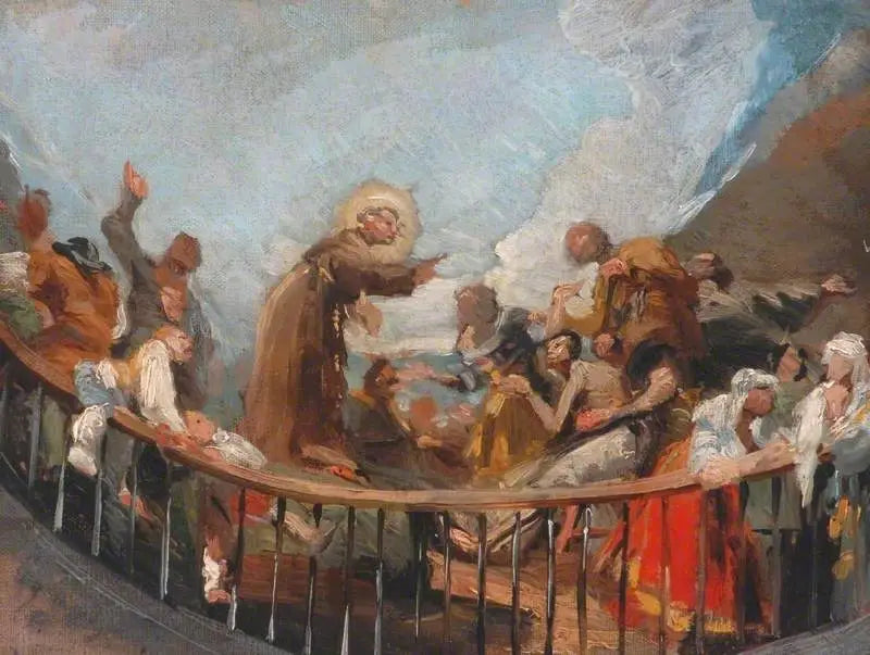Saint Antoine ressuscitant un mort - Francisco de Goya