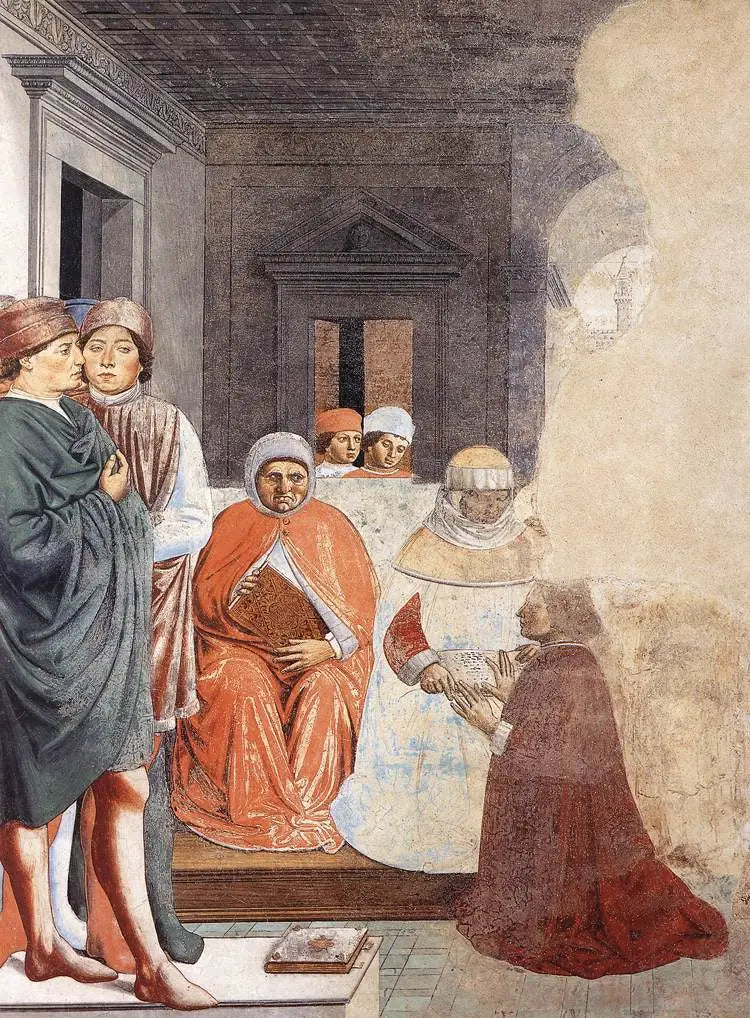 Saint Augustin à l’Université de Carthage (scène 2 mur nord) - Benozzo Gozzoli - Alpha Reproduction