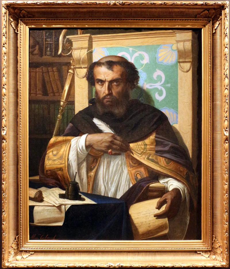 Saint Augustin dans son bureau - Alexandre Cabanel