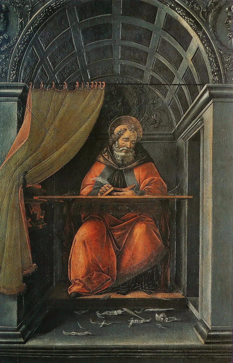 Saint Augustin dans son étude, vers 1490-1495 – Botticelli