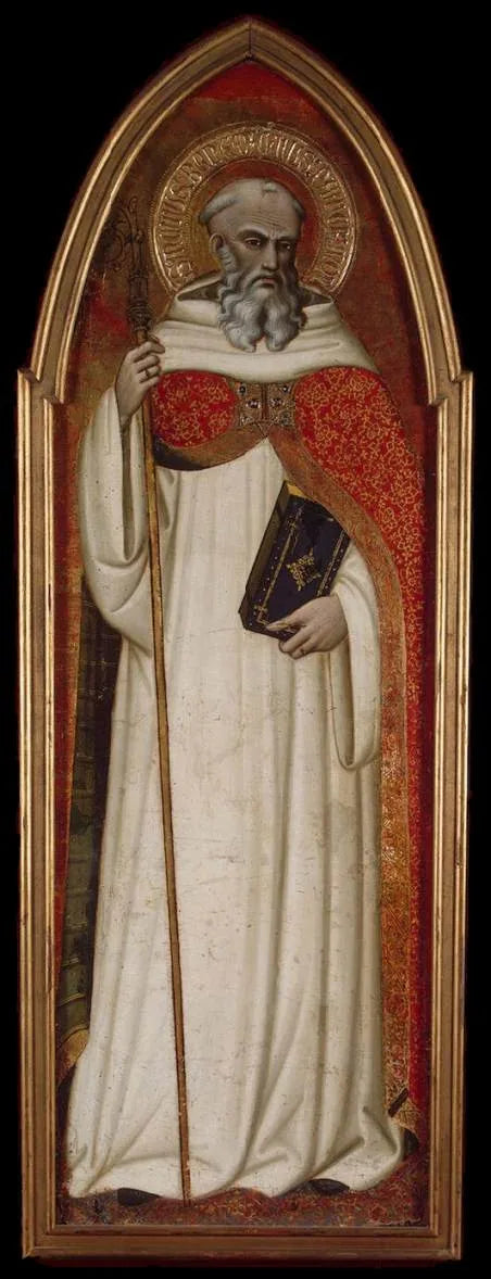 Saint Benoît (aile d'un polyptyque) - Spinello Aretino