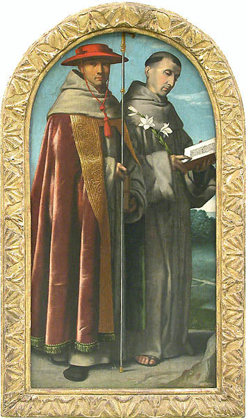 Saint Bonaventure et saint Antoine de Padoue - Alessandro Bonvicino