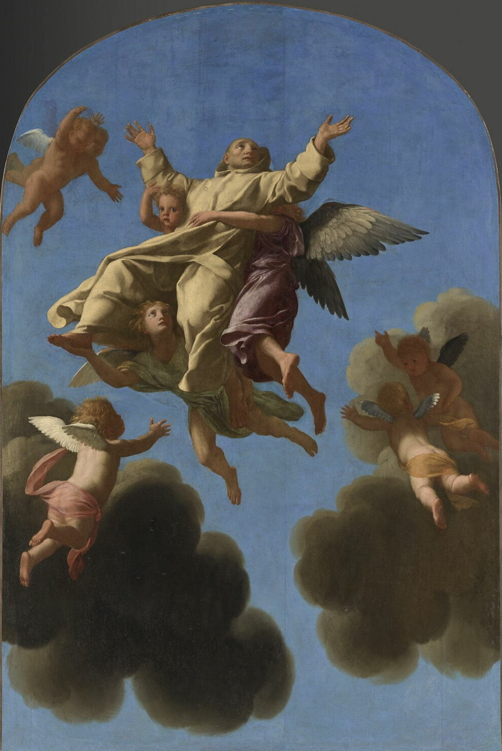 Saint Bruno est enlevé au ciel - Eustache Le Sueur - Alpha Reproduction