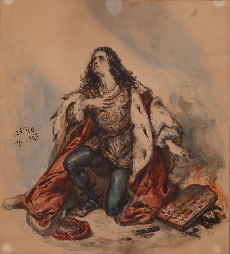 Saint Casimir - Prince héritier polonais - Jan Matejko