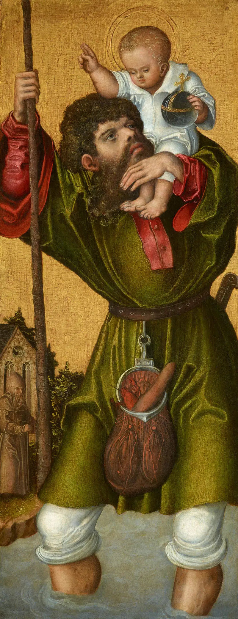Saint Christophe - Lucas Cranach the Elder