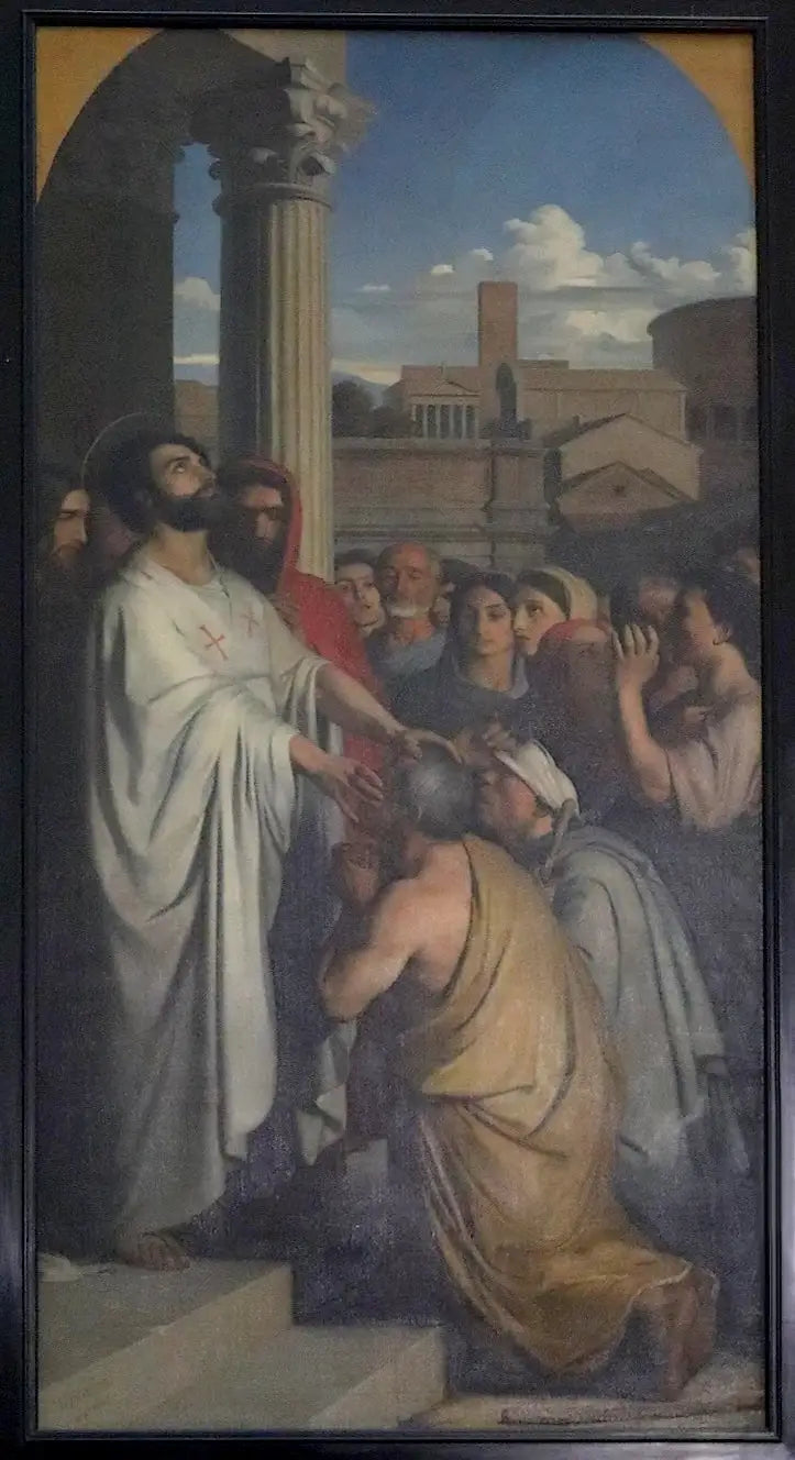 Saint Clair guérissant les aveugles - Hippolyte Flandrin
