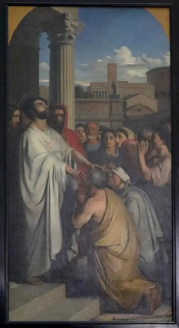 Saint Clair guérissant les aveugles - Hippolyte Flandrin
