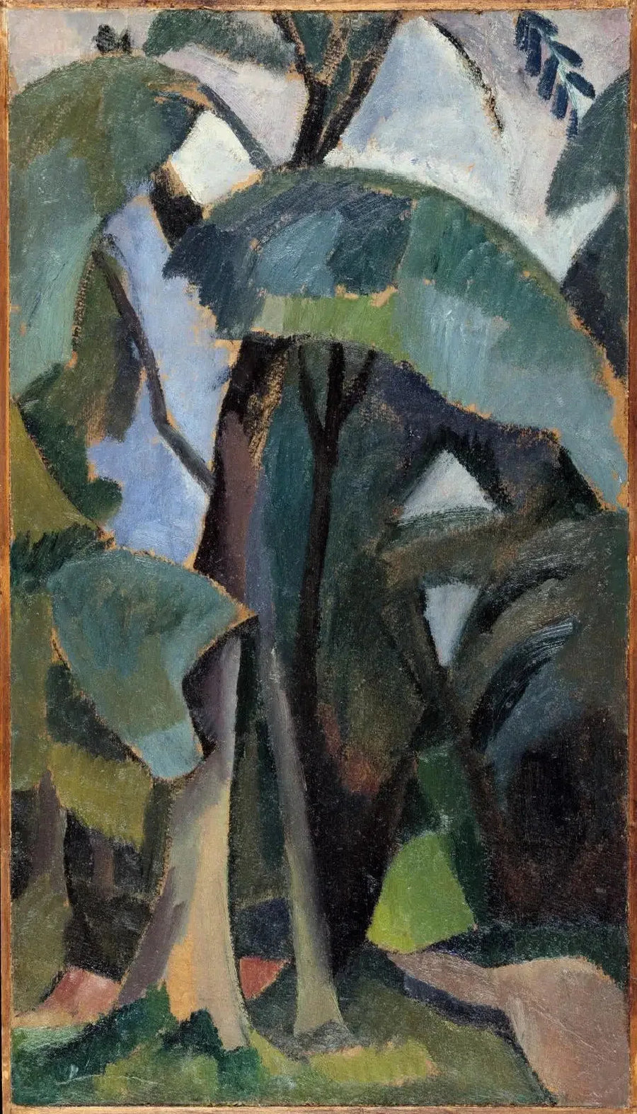 Saint-Cloud, étude de paysage - Robert Delaunay