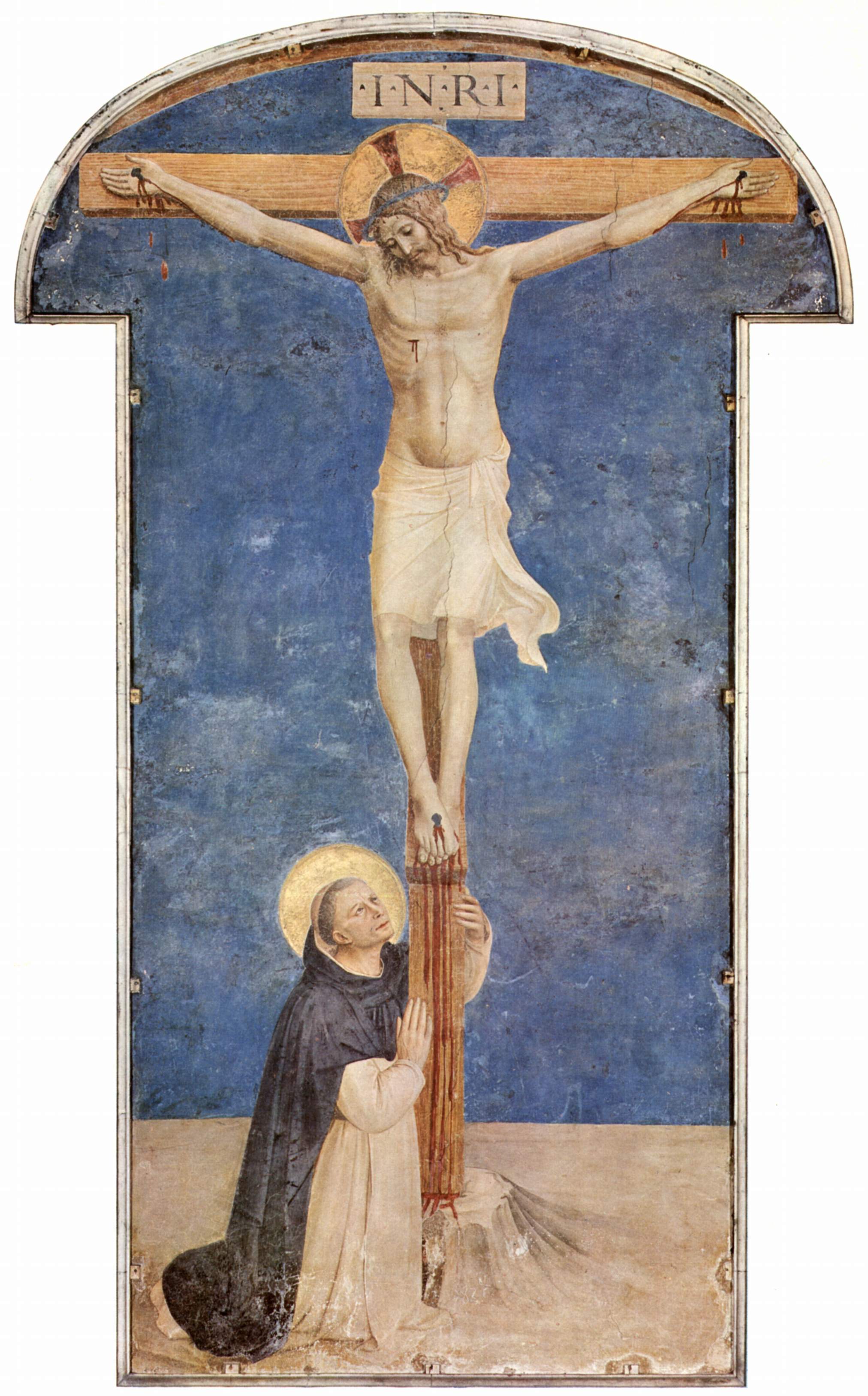 Saint Dominique adorant la Crucifixion - Fra Angelico