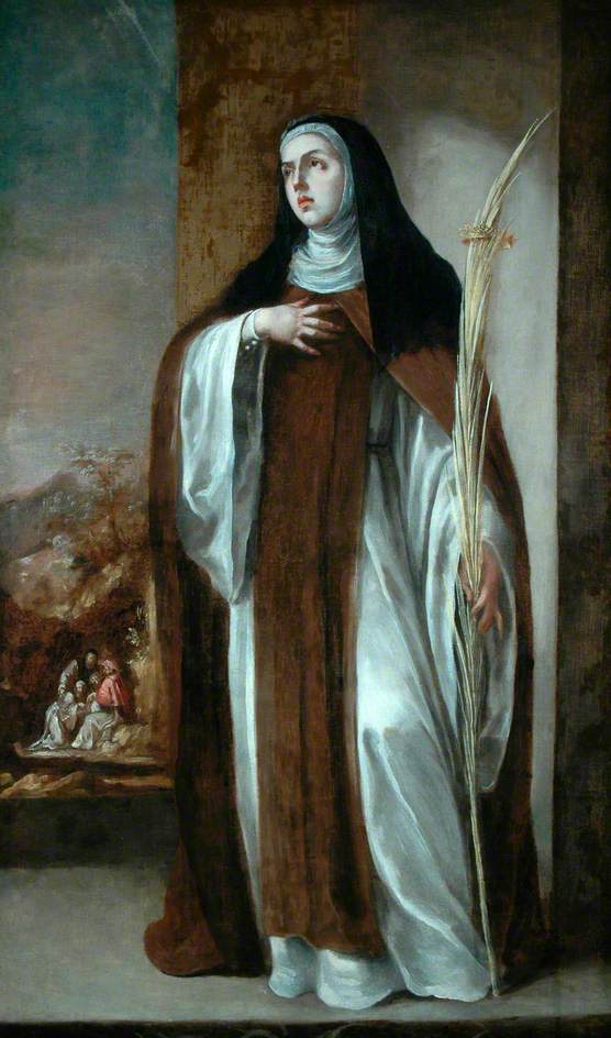 Saint Eustochium - Juan de Valdés Leal