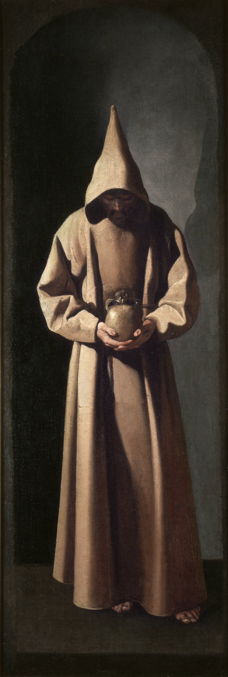 Saint François contemplant un crâne - Francisco de Zurbarán