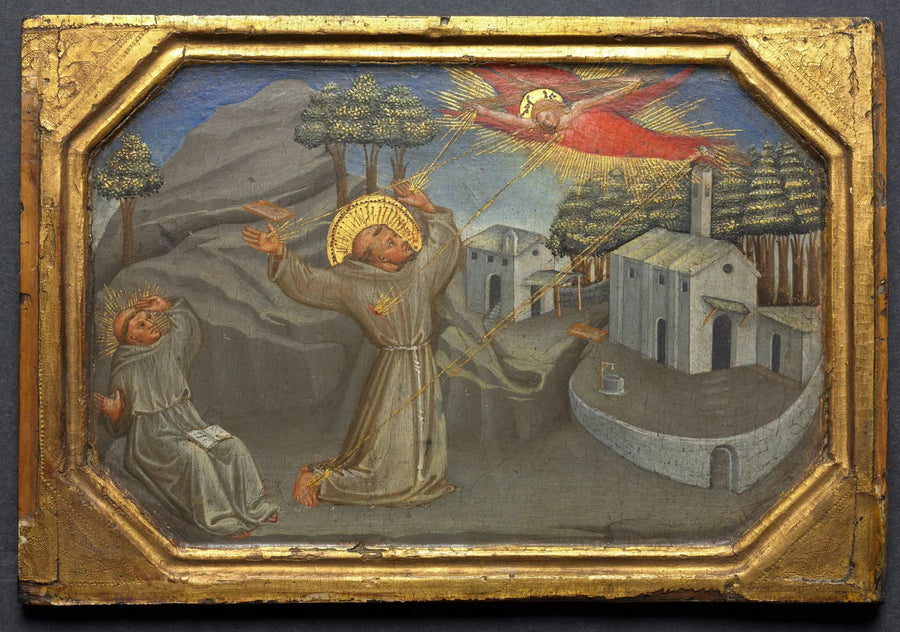 Saint François d'Assise recevant les stigmates - Bicci di Lorenzo