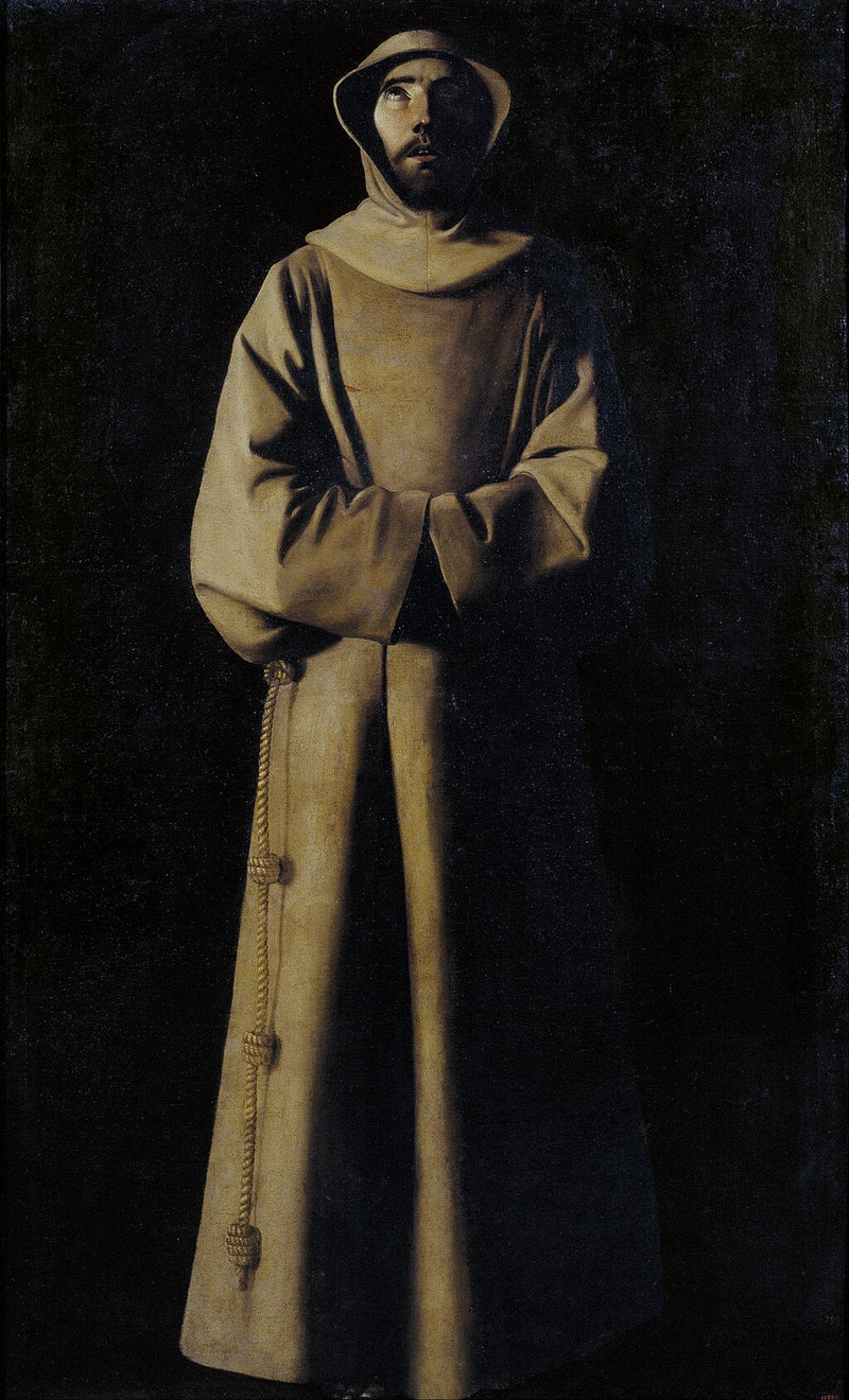 Saint François d'Assise selon la vision du pape Nicolas V - Francisco de Zurbarán