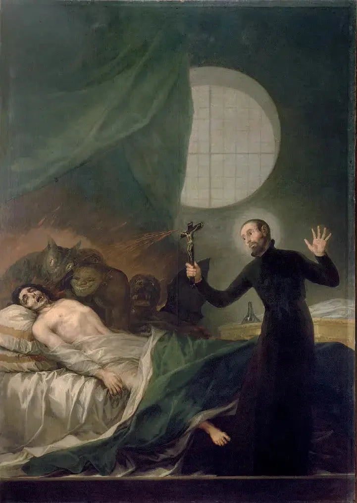 Saint François de Borgia et le moribond impénitent - Francisco de Goya
