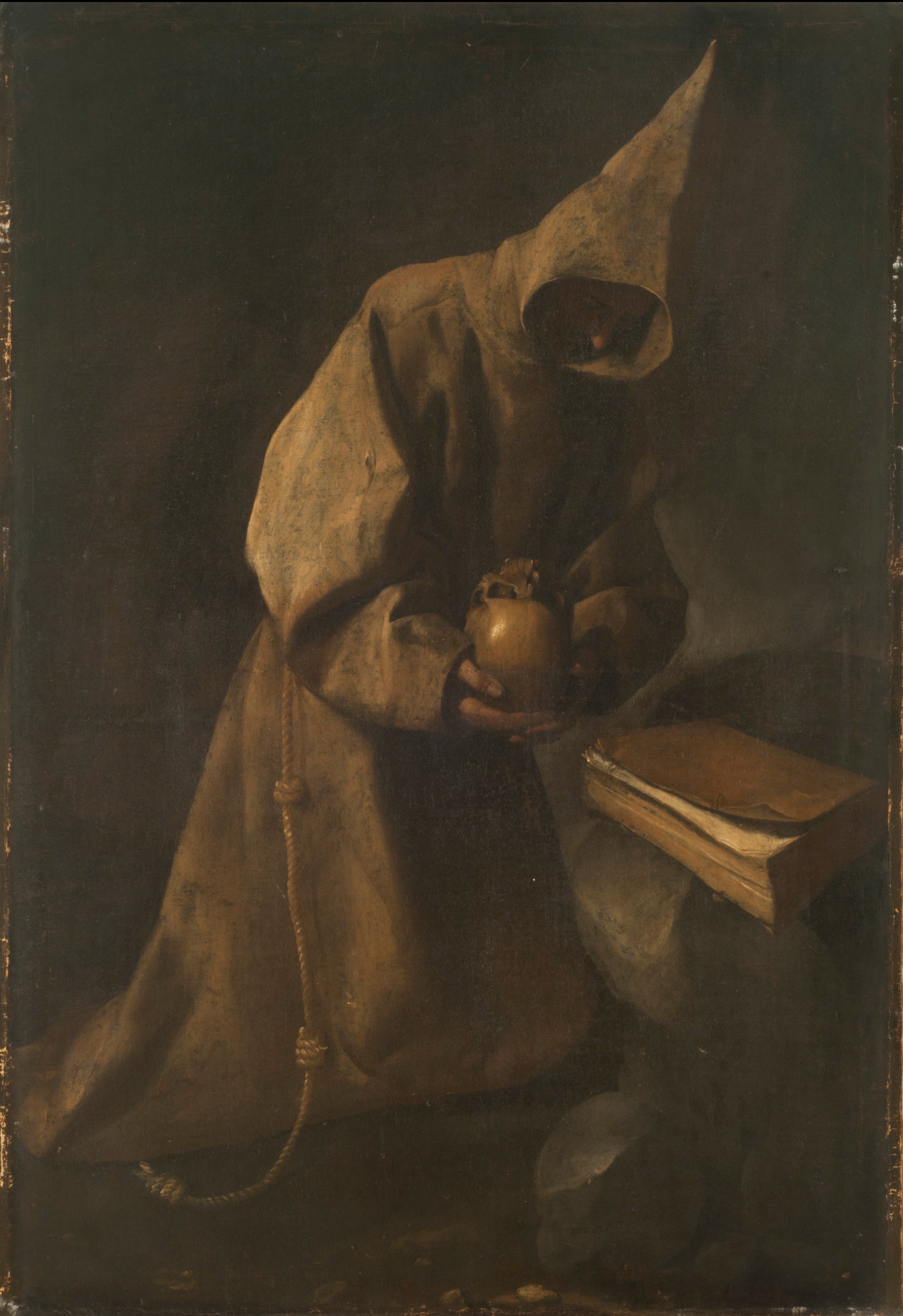 Saint François en méditation - Francisco de Zurbarán