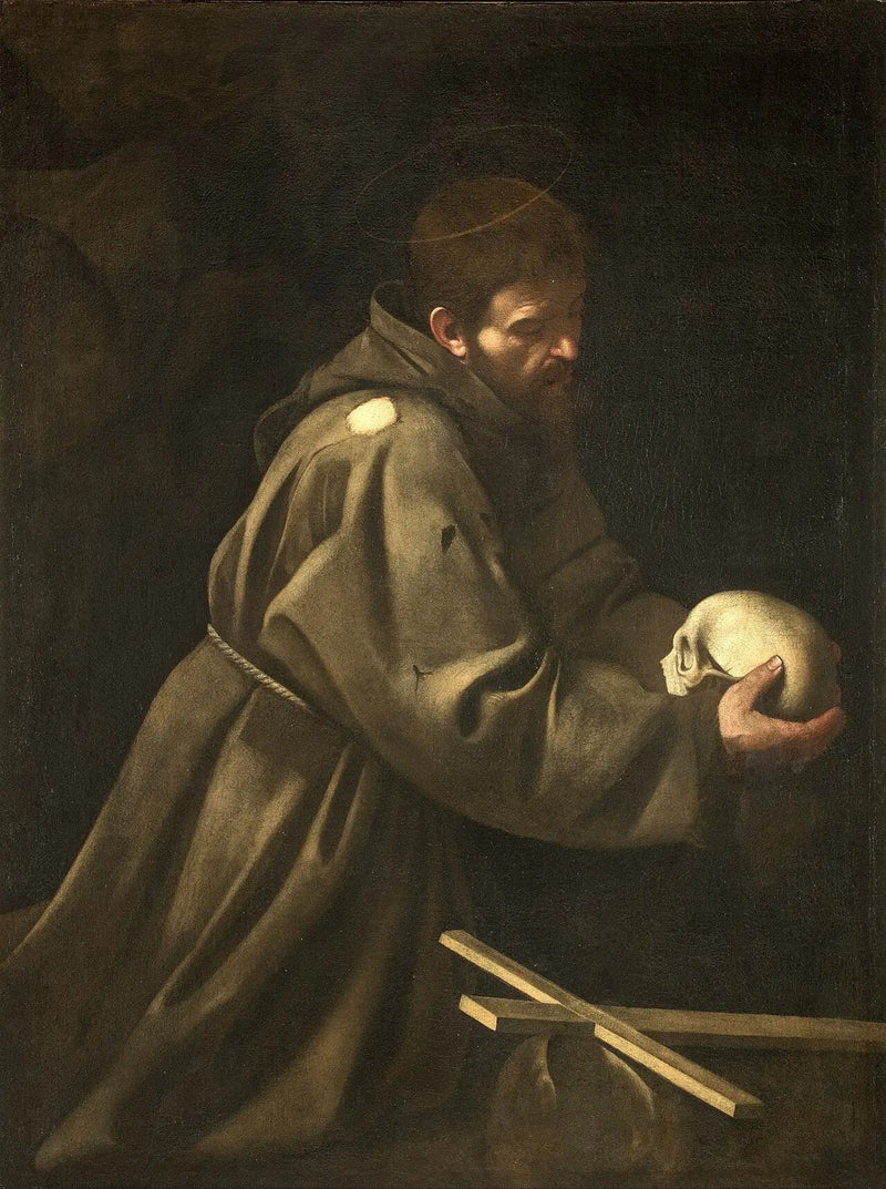 Saint François en méditation - Le Caravage