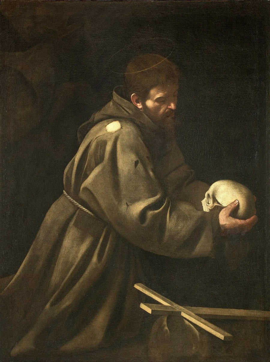 Saint François en méditation - Le Caravage