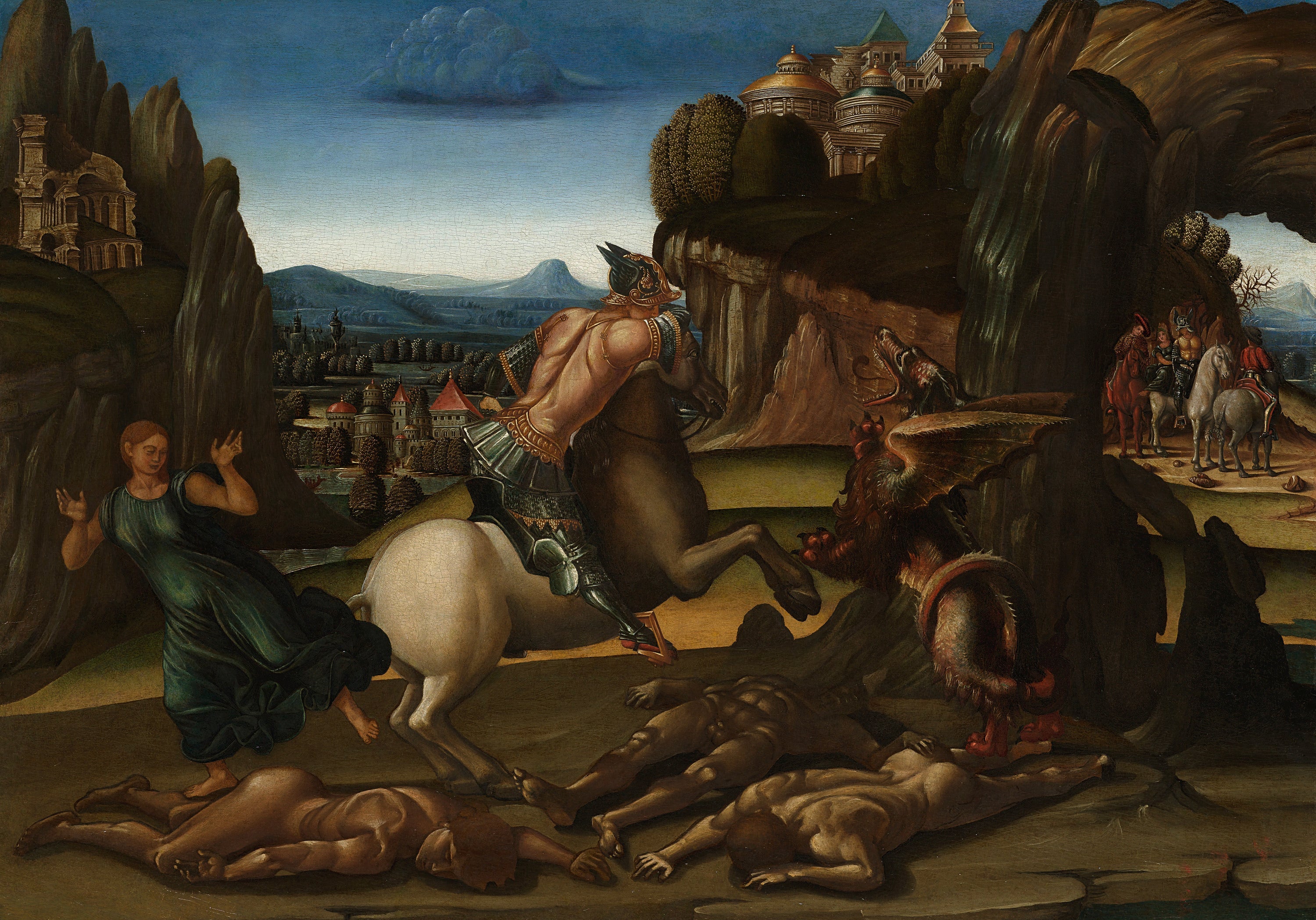 Saint Georges et le dragon - Luca Signorelli