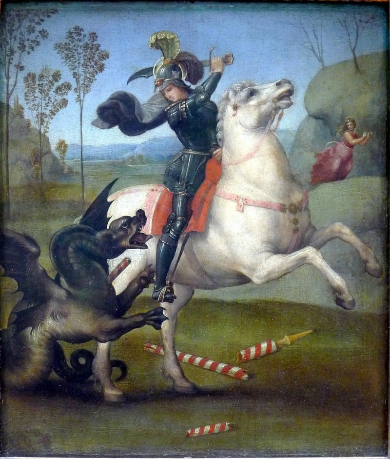 Saint Georges et le Dragon - Raphaël Sanzio