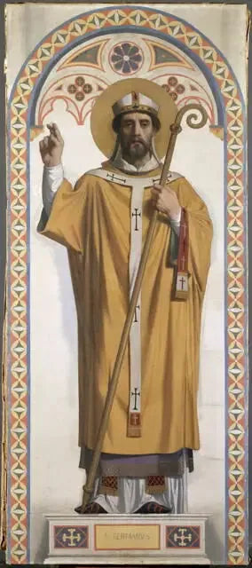 Saint Germain, évêque de Paris - Jean-Auguste-Dominique Ingres