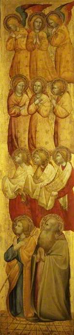 Saint Jacques et (?) Saint André avec des anges - Olivuccio di Ciccarello