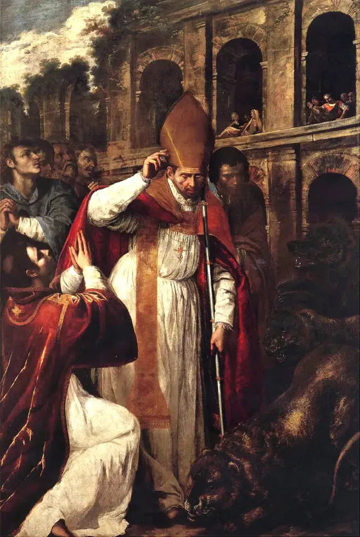 Saint Janvier dans l'amphithéâtre de Pozzuoli - Artemisia Gentileschi
