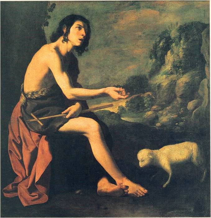 Saint Jean-Baptiste dans le désert - Francisco de Zurbarán