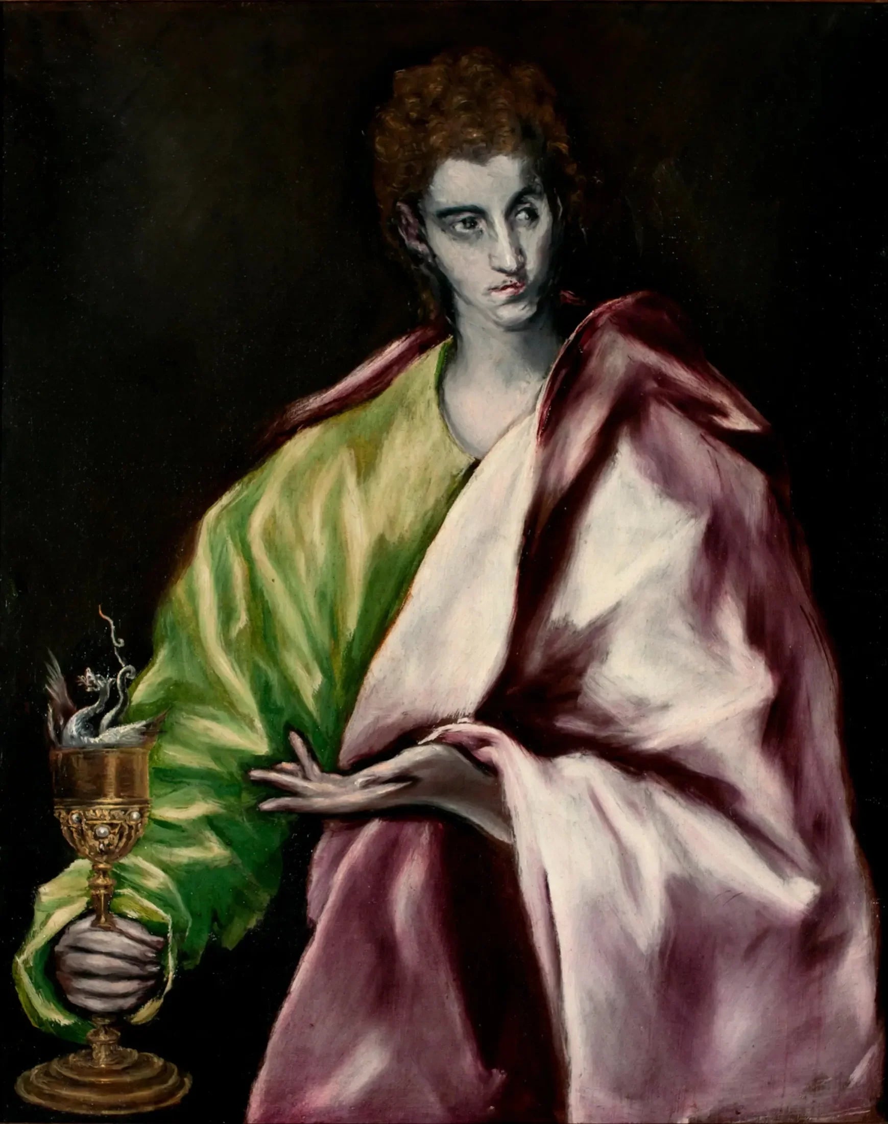 Saint Jean l'Évangéliste - El Greco image 1 tableau peint à l’huile sur toile