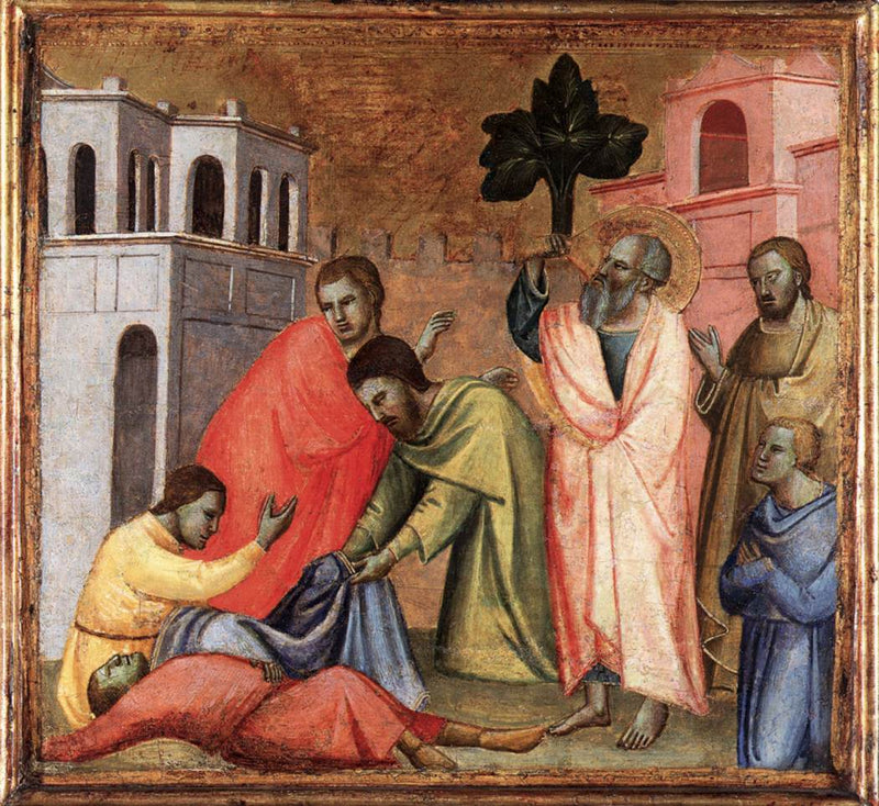 Saint Jean l'Évangéliste buvant à la coupe empoisonnée - Taddeo Gaddi