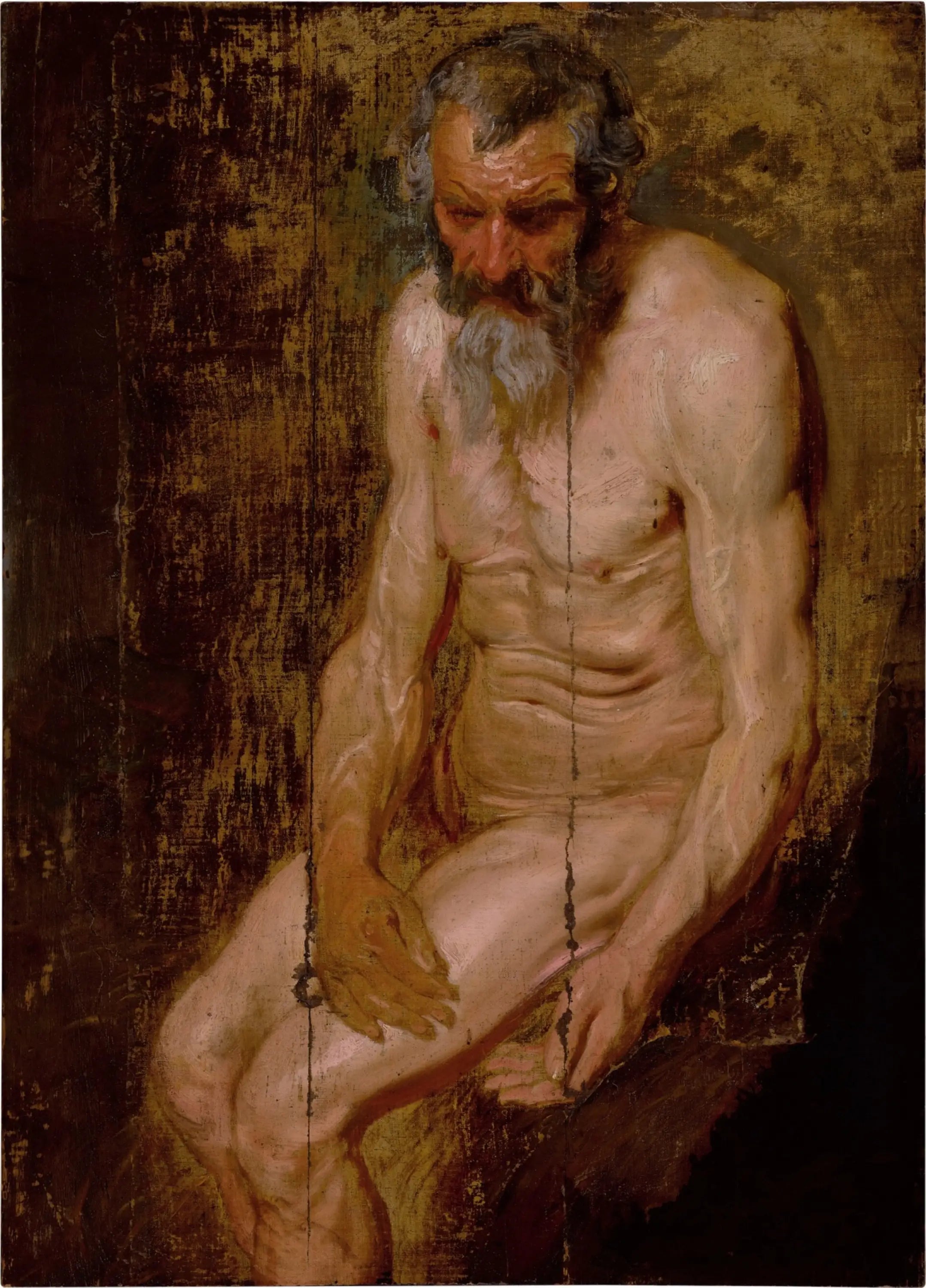 Saint Jérôme - Antoine van Dyck image 1 copie peinte à la main à l’huile