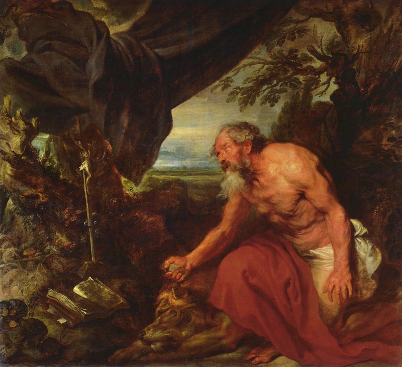 Saint Jérôme - Antoine van Dyck