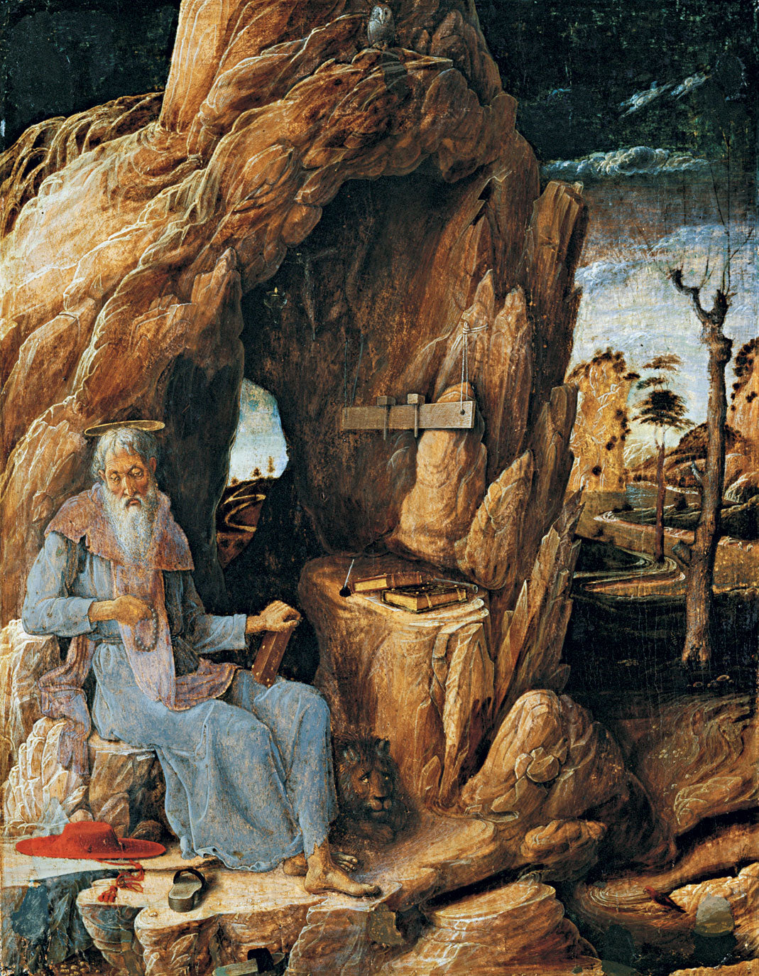 Saint Jérôme dans le désert - Andrea Mantegna
