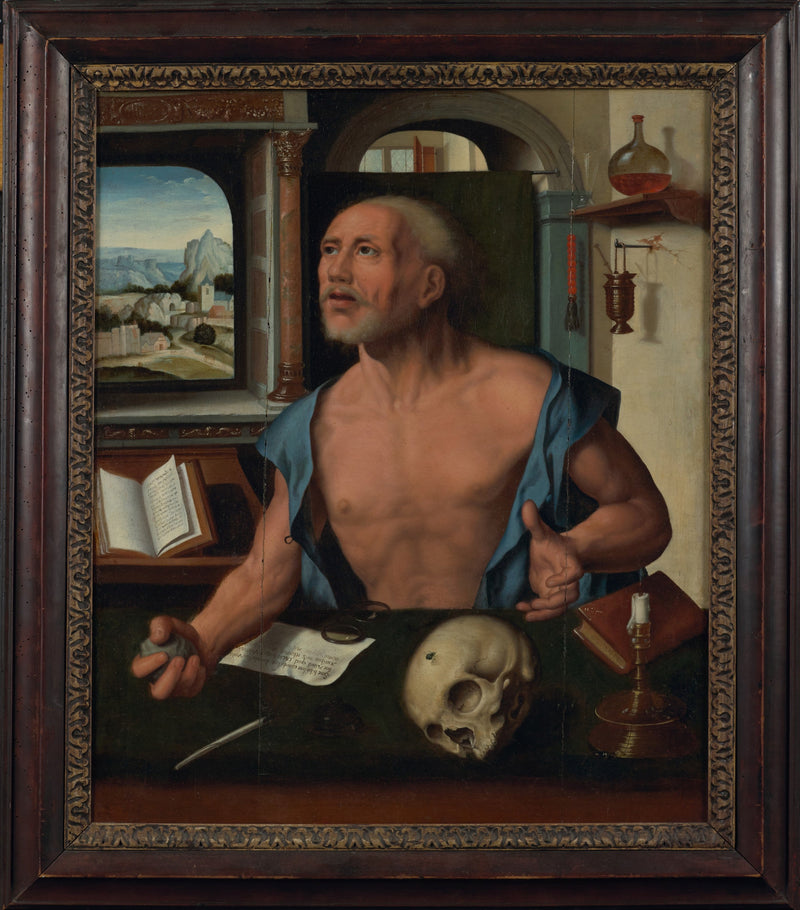 Saint Jérôme dans sa cellule - Joos van Cleve