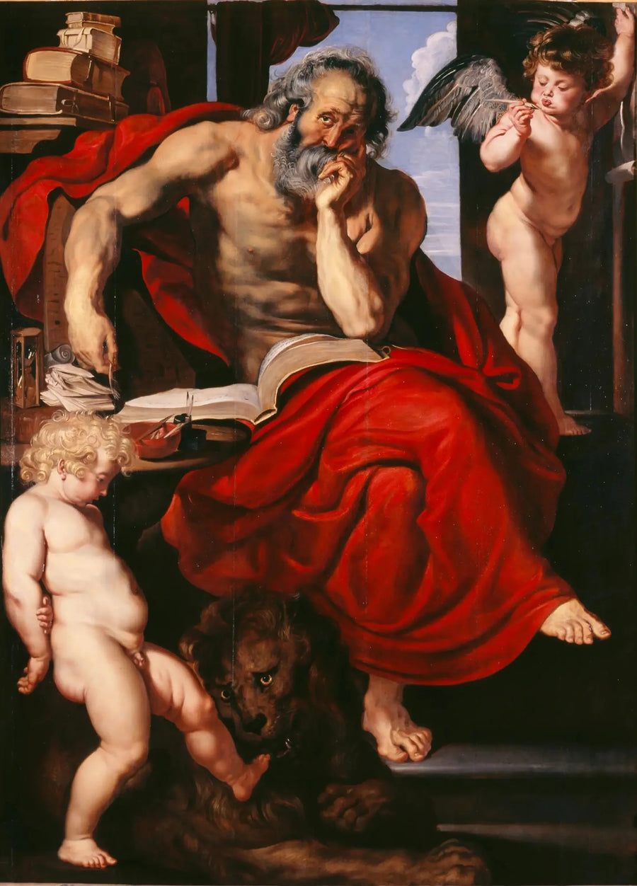 Saint Jérôme dans son bureau - Peter Paul Rubens