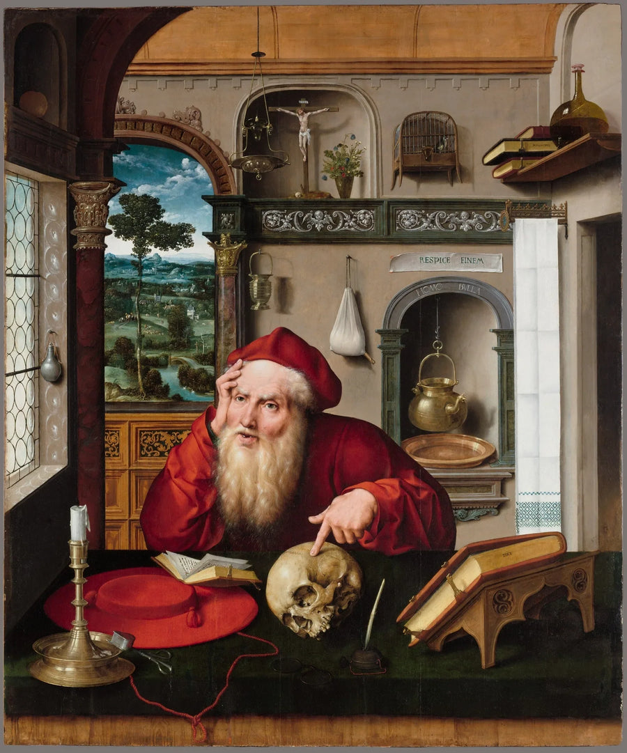 Saint Jérôme dans son cabinet de travail - Joos van Cleve