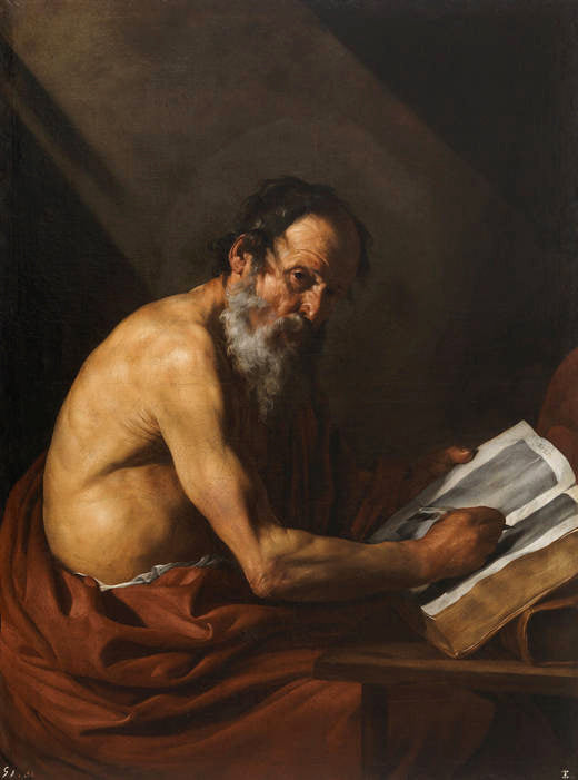 Saint Jérôme écrivant - Jusepe de Ribera