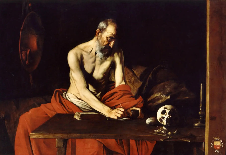 Saint Jérôme écrivant - Le Caravage