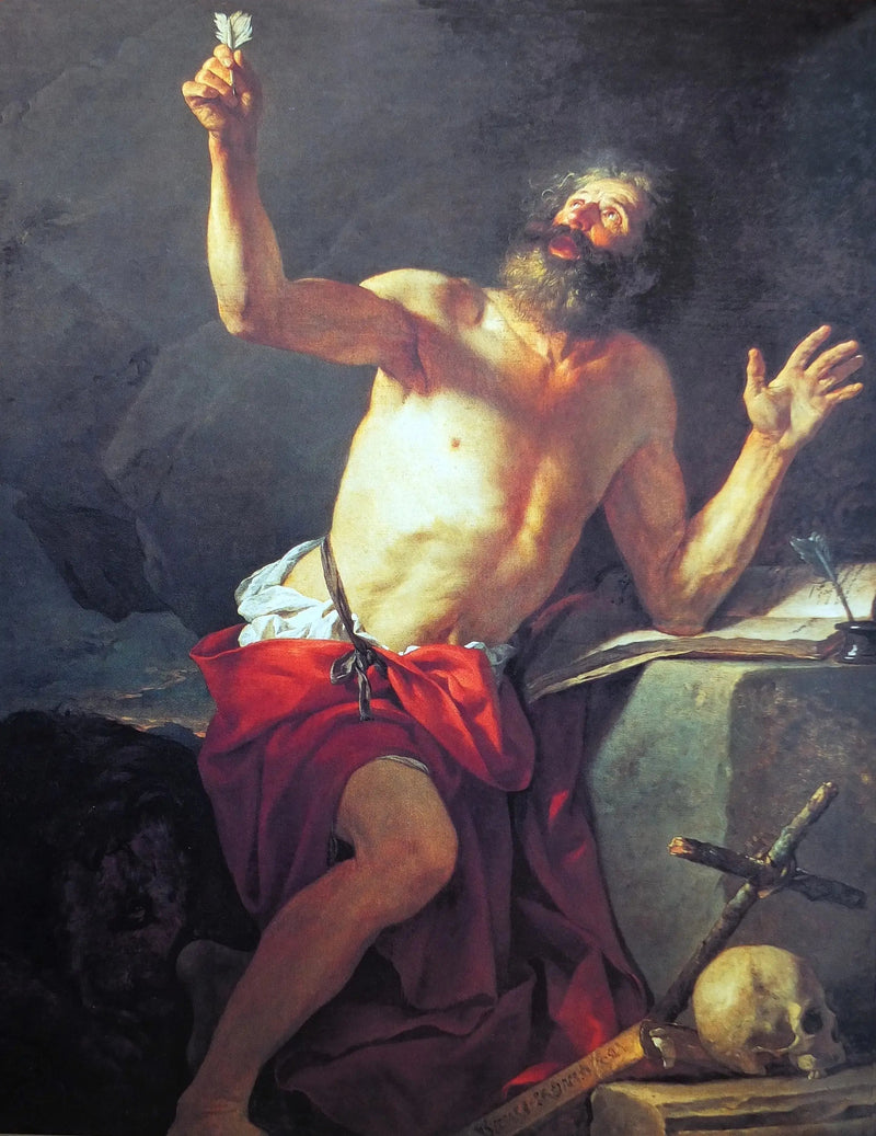 Saint Jérôme entendant la trompette du Jugement dernier - Jacques-Louis David
