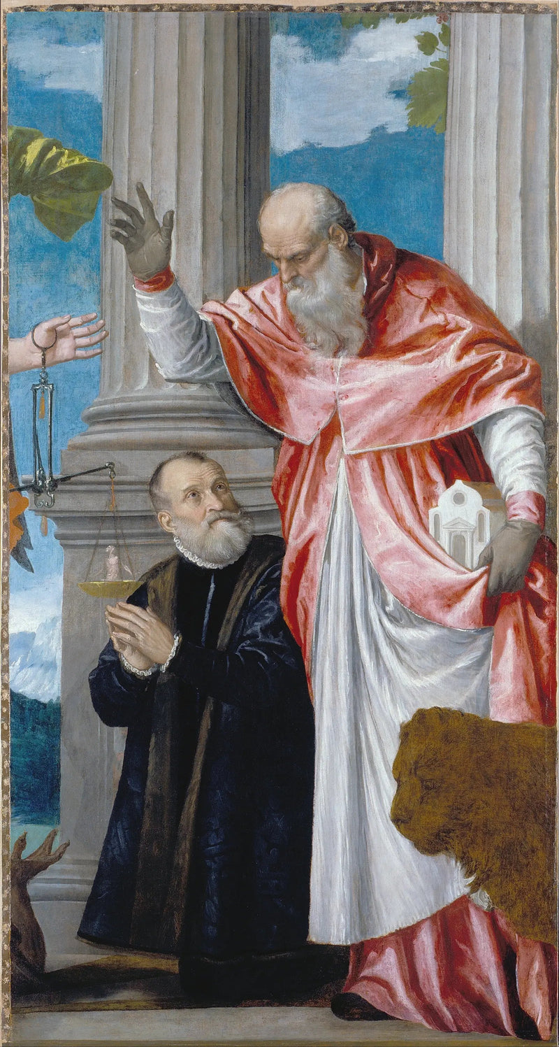 Saint Jérôme et un donateur - Paul Véronèse