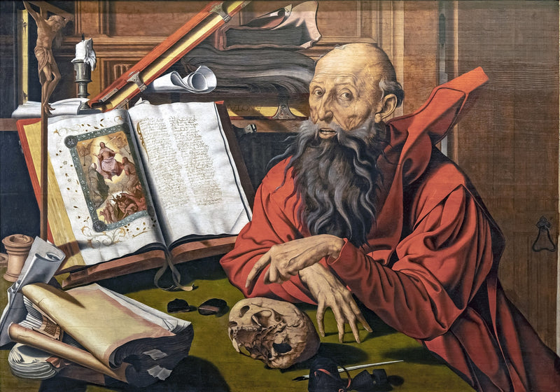 Saint Jérôme méditant - Marinus van Reymerswale